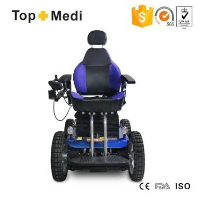 2022 Topmedi off Road Beach Electric Wheelchair for Disabled