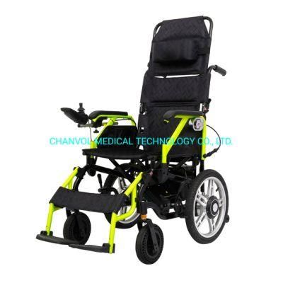 Folding Electric Power Aluminium Wheelchair Multi Functions