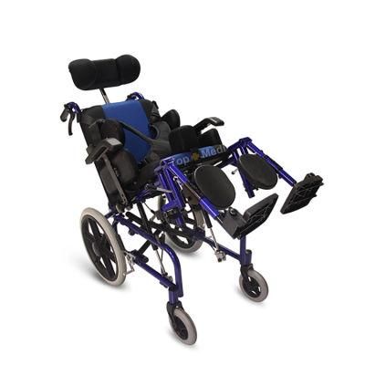 Economic Price Reclining Manual Wheelchair for Cerebral Palsy Children
