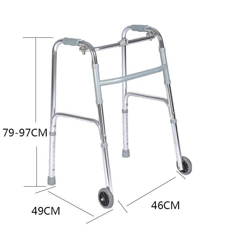 High Quality Folding Adjustable Walker for Elderly
