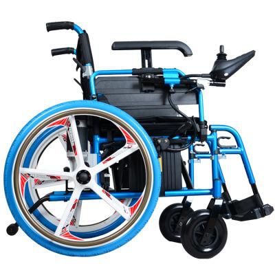 Easy Folding Electric Wheelchair Power Wheelchair for Handicapped