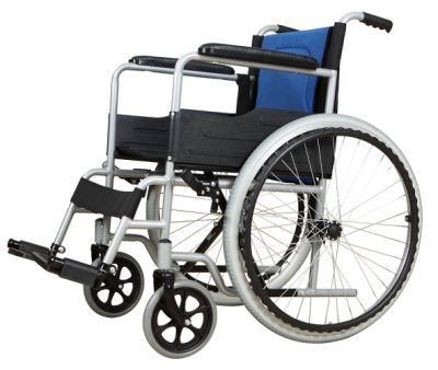 CE ISO Mdr Standard Factory Price Comfortable Elderly Aluminum Manual Wheelchair