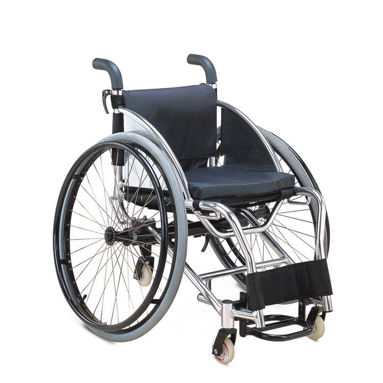 Topmedi Light Weight Folding Aluminum Leisure and Sport Wheelchair for Handicapped