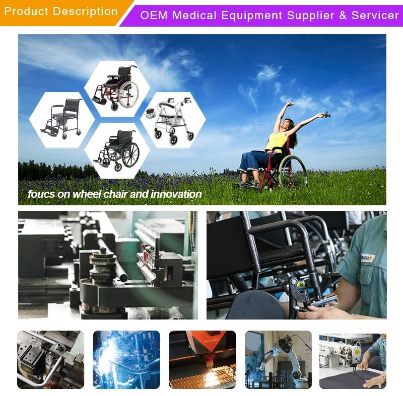 Health Medical Device Electric Motorized Wheelchair for Disabled People