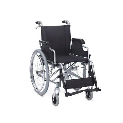 Manual Wheelchair with Aluminum Frame for The Disabled