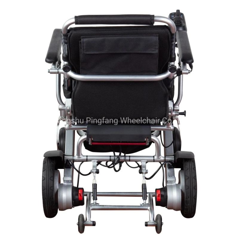 aluminum Alloy Noiseless Folding Portable Wheelchair Model E08 Ce, ISO13485