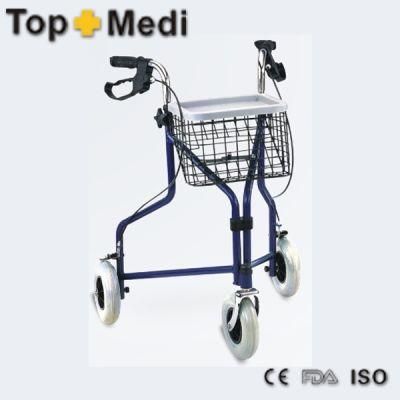 Lightweight Carriable Rollator with Steel Frame for Elder