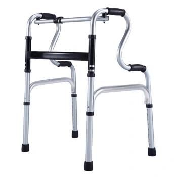 Commode Chair Aluminum Folding Walker/Multi-Function Folding Walker with Wheels