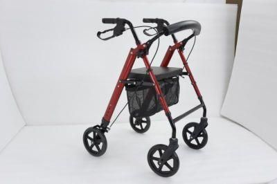 2020 Medical Equipment Outdoor Aluminum Rollator Walker for Disabled