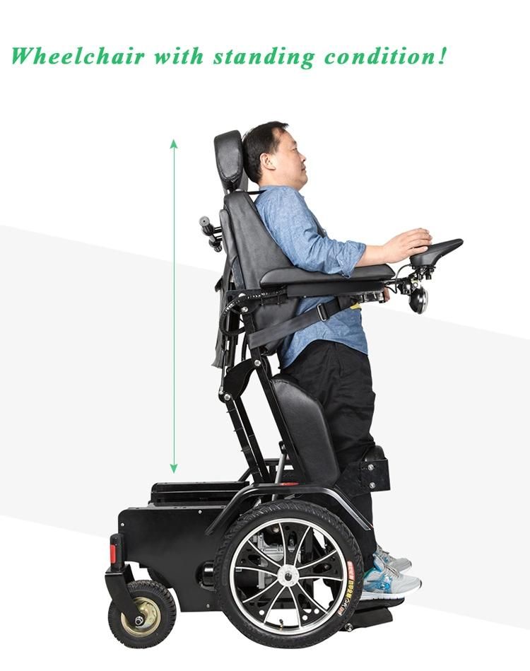 Disabled Recline Back Electric Climbing Stair Wheel Chair