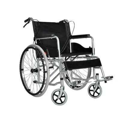 Simple Hot Selling Medical Folding Wheelchair Wheel Chair for Sales