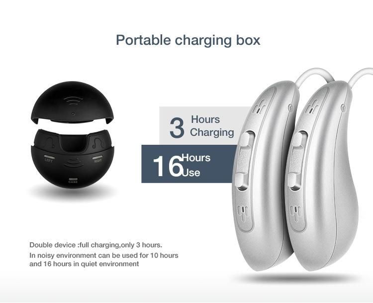 Hearing Aids High Quality Portable Charging Box