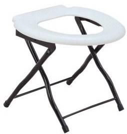 Lightweight Folding Steel Commode Chair