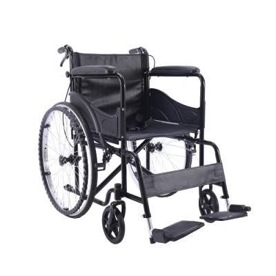 Rehabilitation Therapy Supplies Steel Foldable Economic Cheapest Wheelchair