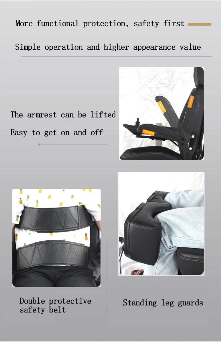Medical Stand up Power Wheelchair Manufacturer Produce Mobile Chairs for The Elderly