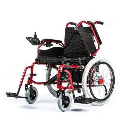 Economic Cheapest Folding Electric Power Wheelchair for Handicapped