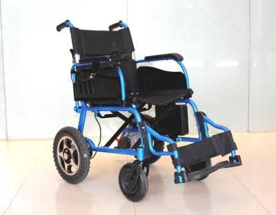 Topmedi Hot Sales Lightweight Aluminum Electric Power Wheelchair for Handicapped