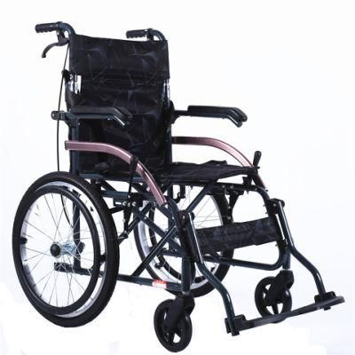 20 Inch Big Wheels Folding Light Manual Wheelchair