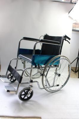 Portable Light Weight Attendant Travel Transport Manual Wheelchair