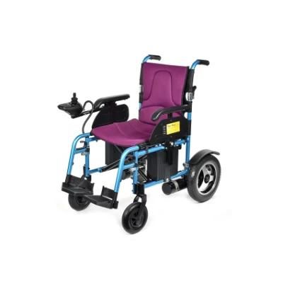 Disabled Medical Equipment Automatic Handicapped Aluminum Folding Power Electric Wheelchair