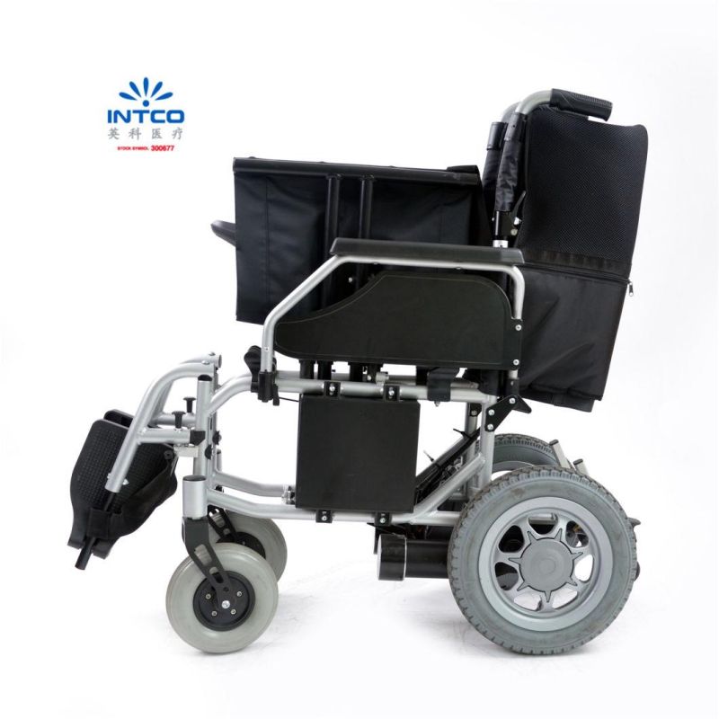 24" Large Seat Width Aluminum Easy Folding Electric Wheelchair