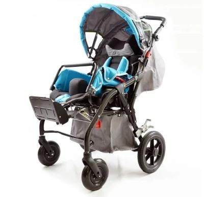 China Removable System Aluminium Alloy Lightweight Baby Car Seat Cerebral Palsy Children Wheelchair