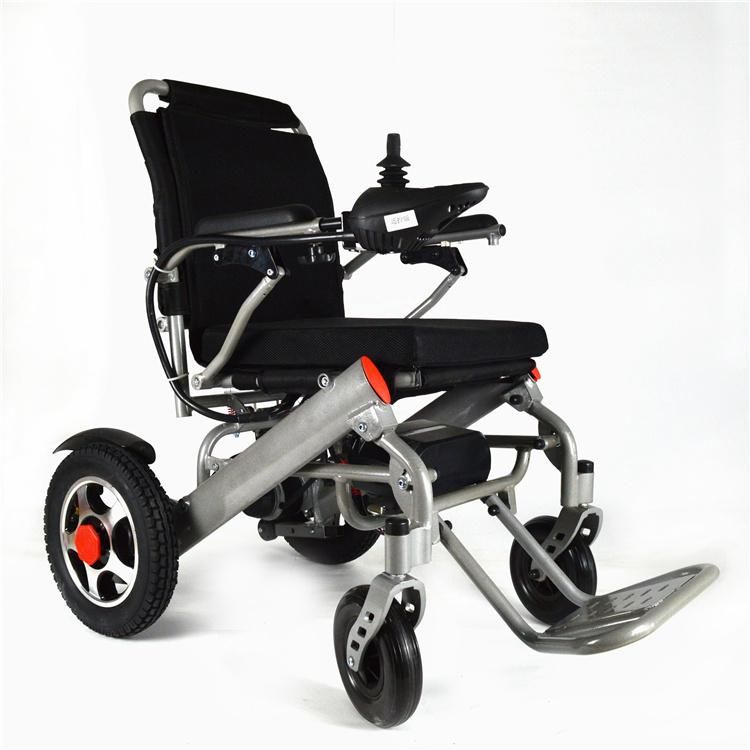 Aluminum Alloy Frame Lightweight Portable Folding Power Electric Wheelchair