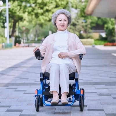 Large Battery Capacity Folding Electric Ce FDA Wheelchair for Elderly