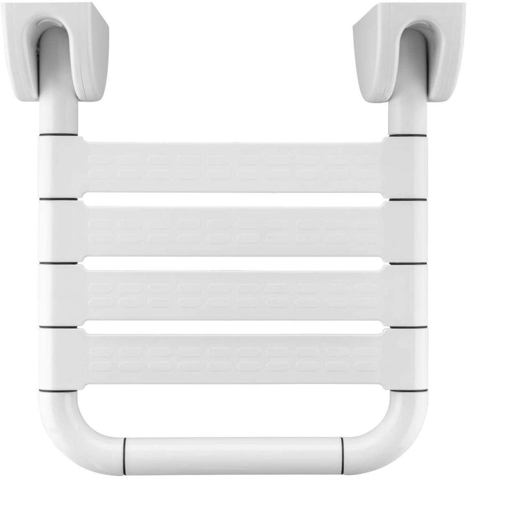 Commode Chair Folding Shower Seat for Wall Steel Bathroom Seat