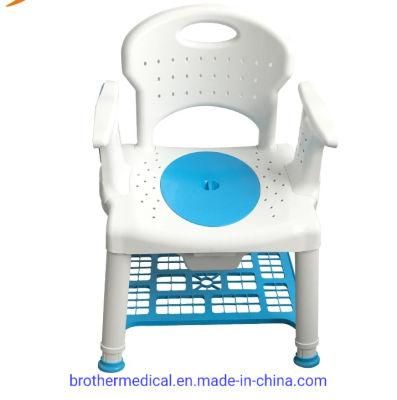 Bathroom Accessories Height Adjustable Swivel Bath Stool Shower Chair