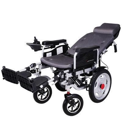 Joystick Electric Accept OEM Max Load 120kgs Motorized Foshan Wheelchair
