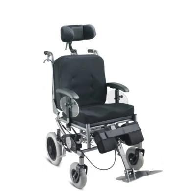 Topmedi Seat Angle Adjustable Aluminum Manual Reclining Wheelchair