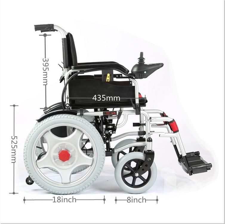 Hospital Medical Folding Orthopedic Electric Wheelchair for Disabled