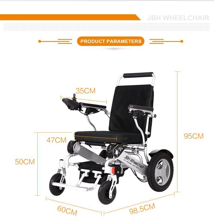 D09 Aluminum Lightweight Foldable Power Electric Wheelchair