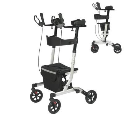 Lightweight Medical Walker Rollator with Seat and Brakes