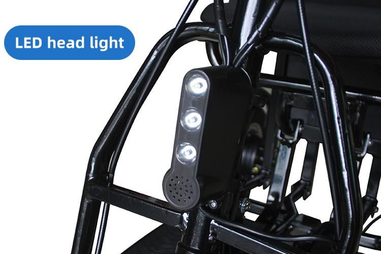 Lotus Lt160-D Disability Electric Handicap Three Wheel Scooter Foldable Elderly Heavy Duty Disable 3 Wheeled Mobility Scooterf Olding Electric Wheelchair
