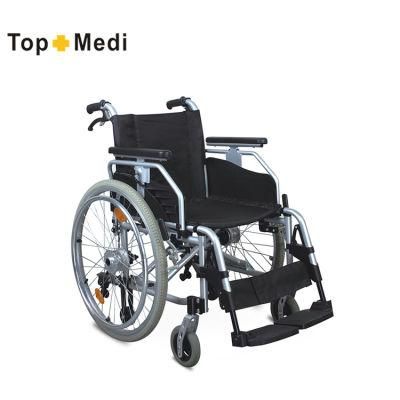 Topmedi Multi-Functional Aluminum Folding Manual Wheelchair