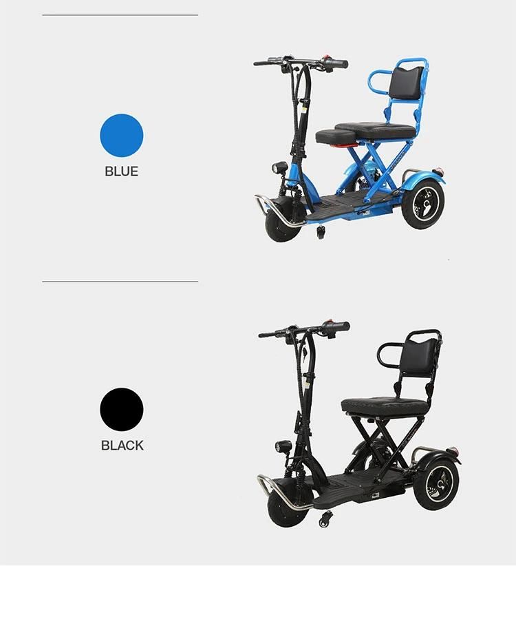High Quality Tricycle Motorcycle Disabled Scooter Electric Mobility Scooter for Disable with Three Wheel Cheap