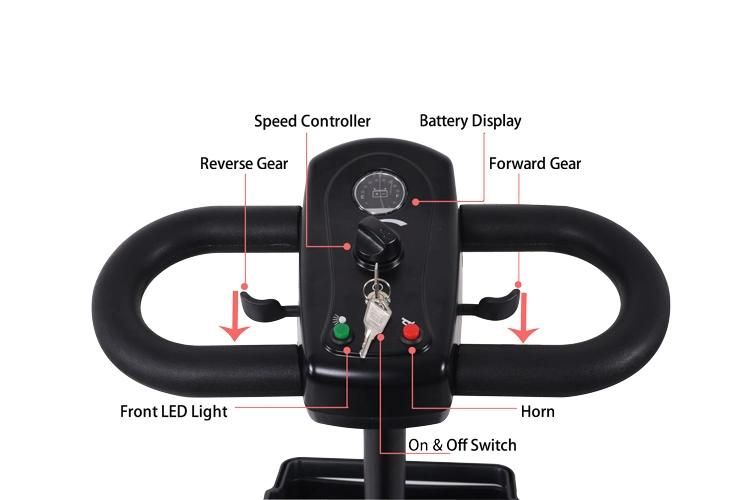 Folding Electric Mobility Scooter Four Wheels for Elder Disabled Scooter