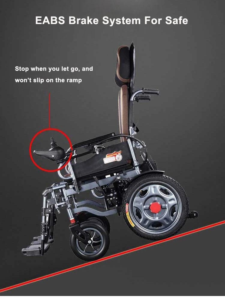 Aluminium Alloy New Ghmed Carton China Wheelchairs Ultra Lightweight Electric Wheelchair in