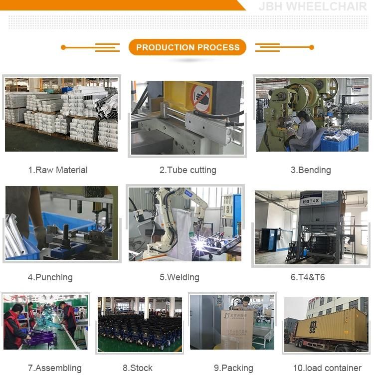 USA Hot Selling Aluminium Power Folding Wheelchair Factory Supply