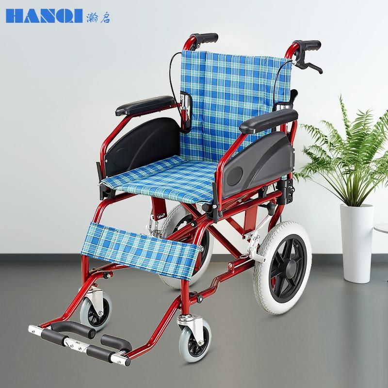 Hq900L High Quality Medical Manual Lightweight Fordable Wheelchair