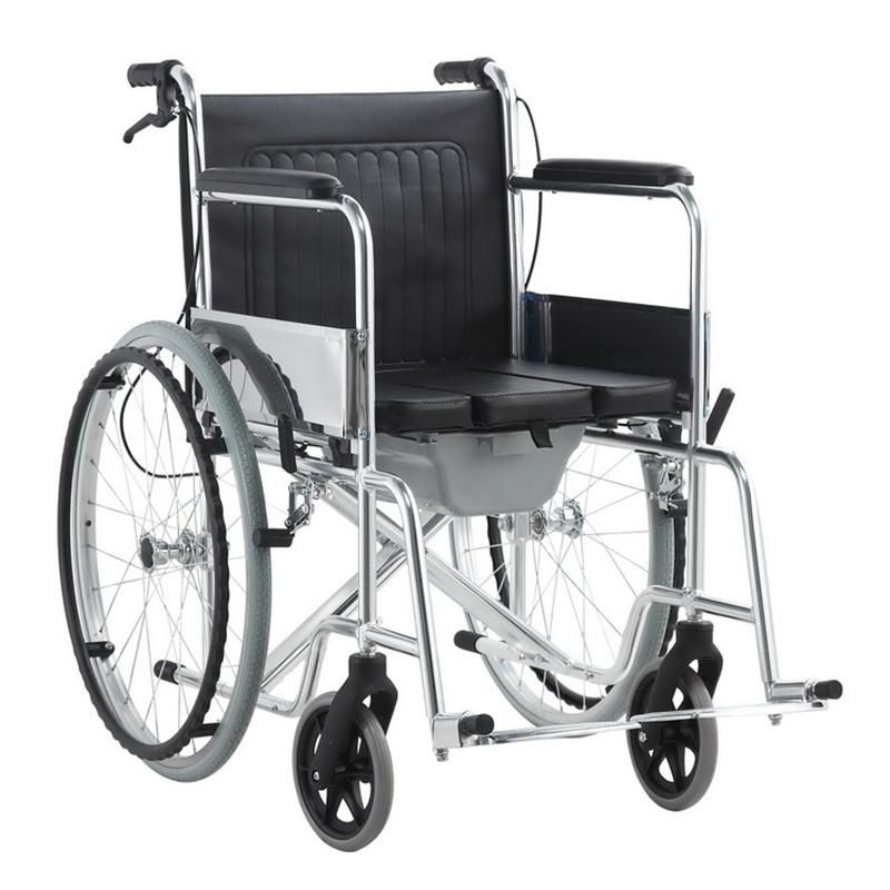 Medical Equipment Apparatus Aluminum Alloy Folding Electric Toilet Cross-Country Manual Disabled Light Elderly Accessibilitymotion Factory Wheelchair