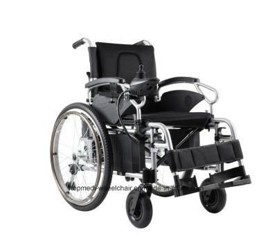 Topmedi High Quality Aluminum Folding Electric Power Wheelchair