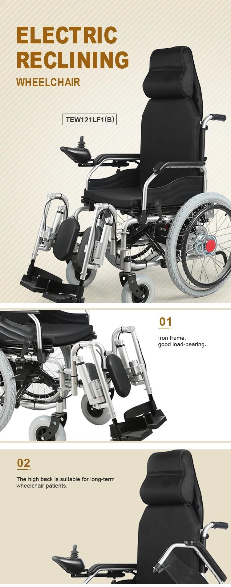 Health Equipment Disabled Powered Mobile Collapsible Fold Power Wheelchair for Adults