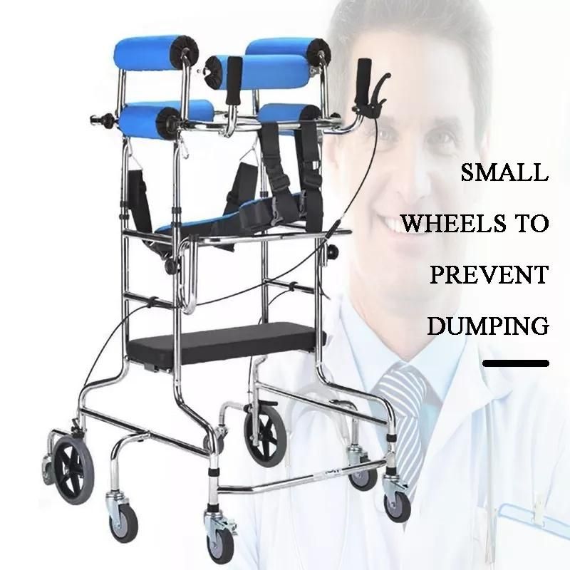 Hot-Selling Adult Standing Frame Walker Stainless Steel Anti-Tilting Walker Dropshipping