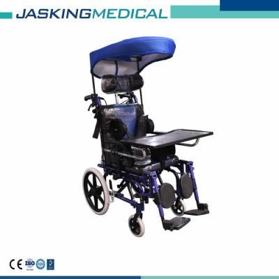 Hot Sale Reclining Wheelchair for Children with Cerebral Palsy with Sunshade and Table Board (JX-868LBCGPY)