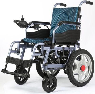 Folding Electric Wheelchair for Handicapped Powered Wheelchair with CE