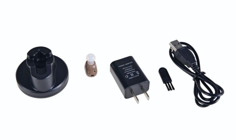 Best Digital Hearing Amplifier Earsmate with Rechargeable Hearing Aid Battery