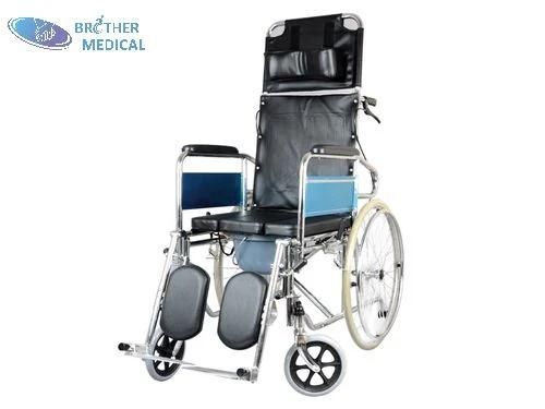 Cheap Price Steel Foldable Hospital Wheelchairs Manual Wheel Chair for Disabled with CE